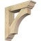 Ekena Millwork Westlake Traditional Rough Sawn Bracket w/ Offset Brace, Douglas Fir, 6"W x 24"D x 24"H BKT0604X24X24WTL01RDF - alternate 1